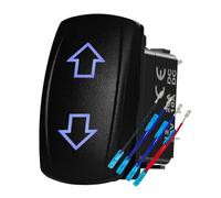 12 V/24 V Luce Illuminata Pulsante Interruttore A Bilanciere Alto Basso Zombie Faretti Per Auto Camion Camper Barche Marine Pulsante Momentaneo (ARROWS-(ON) OFF (ON))