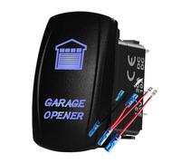 12 V/24 V Luce Illuminata Pulsante Interruttore A Bilanciere Alto Basso Zombie Faretti Per Auto Camion Camper Barche Marine Pulsante Momentaneo (GARAGE OPENER)