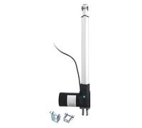 12 V/24V Attuatore Lineare, Lega di Alluminio Pistone Elettrico Idraulico Forza 500N~6000N, Corsa 30~600mm Staffa Del Motore di Sollevamento, Viene Fornito con Hardware di Montaggio (Color : 20mm/S-1