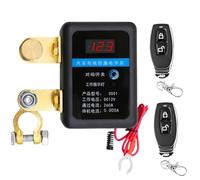 12 V Car Battery Disconnect, Auto Battery Leakage Protector, Remote Shut Off System, Intelligent Control, Leak Prevention Function, Compact Design, Suitable for Trucks, and Cars