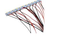 12 V CC per componenti di illuminazione a LED SMD con cavi integrati per installazioni interne di edifici e chip da 10 mm x 10 mm