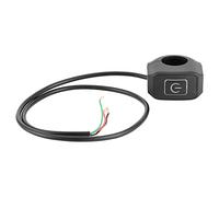 12 V moto interruttore manubrio interruttore manubrio interruttore luce pulsante ABS impermeabile con indicatore LED 22 mm 7/8 in