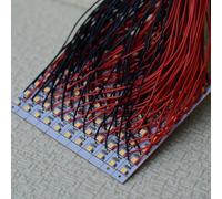 12 V per luci LED SMD con cavi integrati da 200 mm per l'illuminazione interna di edifici e chip da 10 mm x 10 mm