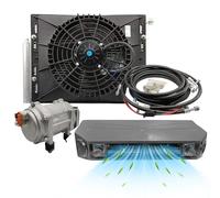12 V Sotto Dash Aria Condizionata AC Kit 10000 BTU 12 Volt Universal AC Kit System, Elettrico Automotive Sotto Dash Condizionatore d'aria per auto, camion, semi camion, camper, furgoni AC New Energy