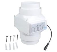 12 V Tranquillo Inline Ventilatore Tubo Adatto Per Il Riscaldamento Del Raffreddamento Da OME Giardino Estrattore di Ventilazione Da Bagno