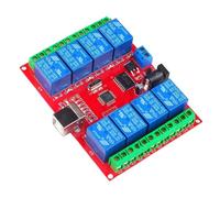 12 V, USB, 8 canali, controllo programmabile, per robot di automazione, controllo remoto dei dispositivi