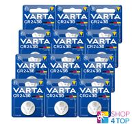 12 VARTA CR2430 BATTERIE LITIO 3V A DISCO DL2430 EXP 2033 NUOVE