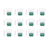 12 Vasi Trasparenti per Piante in Silicone 12 Vasi Trasparenti | Materiale per trasparente, osserva le radici, silicone drenante, set 12 , per ideale per semina