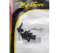 12 Viti Per Pickguard Boston, 3x12mm F-Style Nero