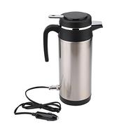 12 volt kettle adatto per 1200ML 12V Bollitore elettrico da viaggio Thermoses Riscaldamento Bottiglia d'acqua per auto, acciaio inossidabile adatto per 12 volt kettle
