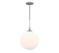 12 W LED Lampada a Sospensione Nichel Moretti Luce Dimmerabile Sala da Pranzo [EEK: F]