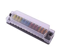 12 Way 32V Car Power Distribution Fuse Holder Fuse Box Block Universal New