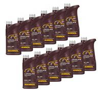 12 x 1 Litri Olio Motore Mannol 7715 SAE 5W-30 Api Sm Cf per Ford Volvo Opel