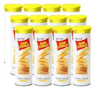 12 x 100g San Carlo Chips Dore' Vivace, Patatine Ondulate e Croccanti al Gusto di Paprika