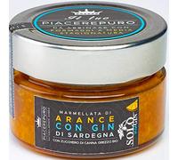 12 x 120 gr - Marmellata di arance con Gin di Sardegna, prodotta a Sassari dagli artigiani di Piacere Puro