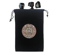 12 x 17,5 cm, sacchetto in velluto per tarocchi, morbido sacchetto con coulisse, multiuso, organizer per mazzi di dadi e gioielli, elegante sacchetto regalo per strumenti spirituali, esposizione da