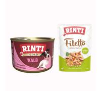 12 x 185 g RINTI Gold + 100 g Filetto Buste in Gelatina gratis! - Bocconcini di Vitello