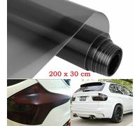 12 \" X 79 \" Vinyl Film 30 X 200cm 1 Rotolo Nero Auto Pellicola Luce Calda