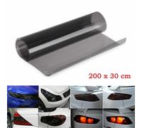 12 \" X 79 \" Vinyl Film 30 X 200cm 1 Rotolo Nero Auto Pellicola Luce Calda