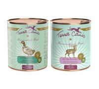 Terra Canis Senza cereali 12 x 800 g - Anatra con zucca, fragole e sambuco