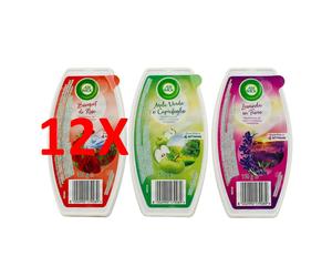 12 X Airwick Gel Attivo Deo Ambiente 150 Ml. Assortiti
