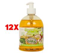 12 X Alga Bio Sapone Mani Dispenser 500 Ml