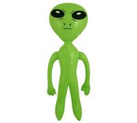 12 X ALIEN INFLATABLE E.T VERDE SPAZIALE BLOW UP MARTIAN PROP PER FESTE 64CM