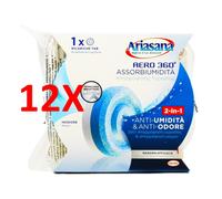12 X Ariasana Assorbiumidita' Aero 360° Tab Ricarica Inodore 450 Grammi