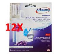 12 X Ariasana Assorbiumidita' Buste Appendibili Relax Lavanda 100 Grammi 2 Pz