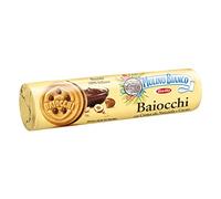 12 x BAIOCCHI MULINO BIANCO BISCOTTI CREMA NOCCIOLE CACAO TUBO DA 168 GR DOPPIO