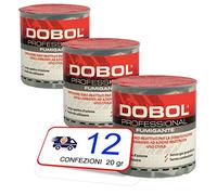 12 x BARATTOLI 20 gr. DOBOL INSETTICIDA FUMOGENO CON CIFENOTRIN AMBIENTI DA 250 M3