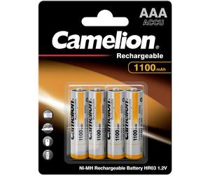 12 x batteria Camelion Ni-MH AAA HR03 Micro 1,2 V 1100 mAh (blister da 3 x 4)