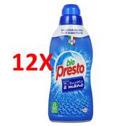 12 X Bio Presto Detersivo Bucato A Mano Liquido 750 Ml