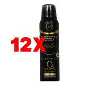 12 X BREEZE Deodorante Spray Uomo Blackoud 150 ml 48 Ore
