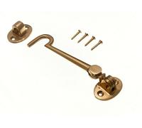 12 X Cabina Ganci E Occhi Porta Soggiorni Silenzioso Tipo Ottone Lucidato 12.7cm