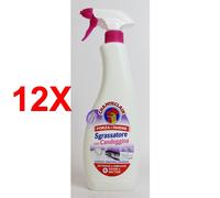 12 X Chanteclair Sgrassatore Con Candeggina Bouquet Fiorito Trigger 625 Ml. Spr