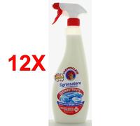12 X Chanteclair Sgrassatore Universale Disinfettante Trigger 600 Ml Spray