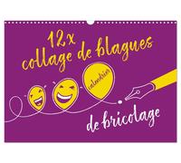 12 x collage de blagues - calendrier de bricolage (Calendrier mural 2027 DIN A3