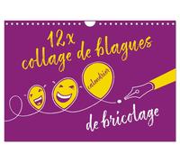 12 x collage de blagues - calendrier de bricolage (Calendrier mural 2027 DIN A4