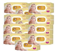 12 X Dea-lo Salviettine Baby all’Olio di Argan Confezione da 72 pezzi delicate salviette detergenti studiate per la cura quotidiana della pelle dei più piccoli