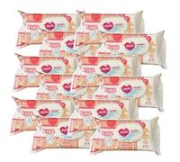 12 X Dea-lo Salviettine Baby Burro di Karite' 72 pz delicate salviette detergenti studiate per la cura quotidiana della pelle dei più piccoli