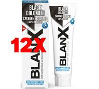 12 X Dentifricio al Carbone Black Dolomite 75 ml - BLANX