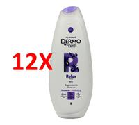 12 X Dermomed Bagnodoccia Pelle Profumata Iris 650 Ml