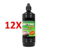 12 X Diavolina Accendigrill Liquida 1 Lt.