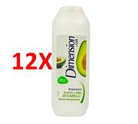 12 X Dimension Shampoo Con Olio Di Avocado 250 Ml Tutti I Tipi Di Capelli Rivit