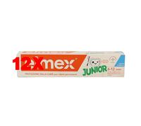12 X Elmex Dentifricio Junior Bimbi, Bambini 6-12 Anni 75ml