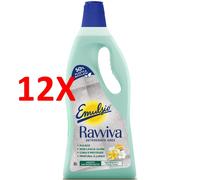 12 X Emulsio Ravviva Detergente Gres Fiori Bianchi E Ylang Ylang 750 Ml
