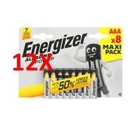 12 X Energizer Aaa Ministilo 1,5v Alkaline Power Blister 8 Pz.