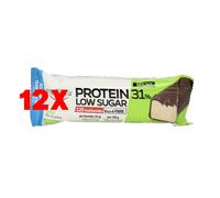 12 X Equilibra Barretta Protein 31% 35g Low Sugar Cocco Cioccolato Fondente