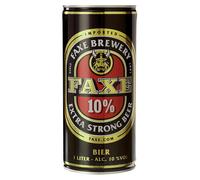 12 X Faxe Extra Strong 10% Vol. Birra Forte Dalla Danimarca 1 Litro Lattina